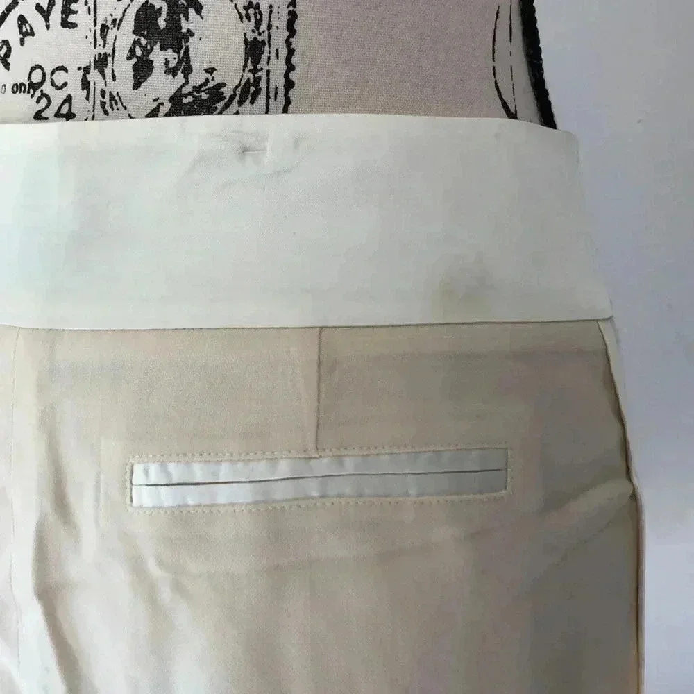Club Monaco cream skirt